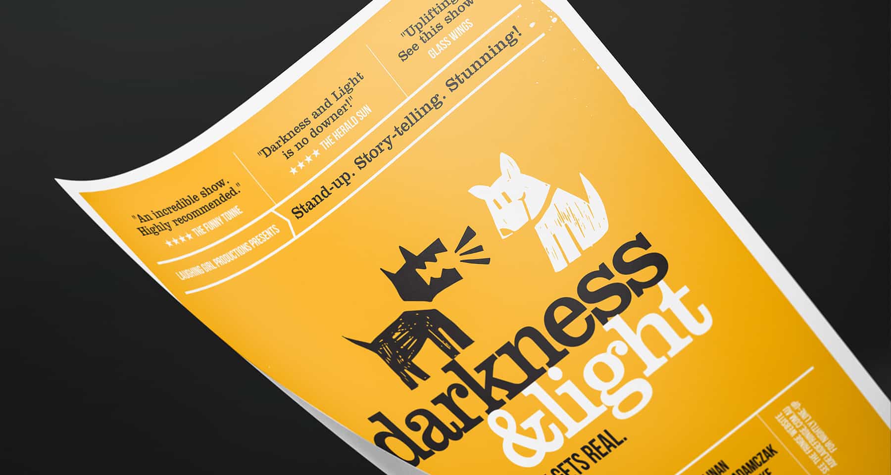 Darkness & Light Event Branding